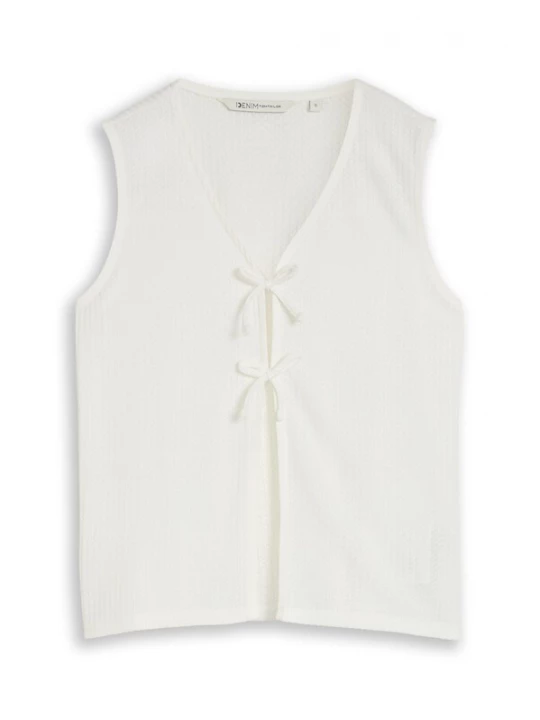 Foto van product TOM TAILOR DENIM Top offwhite