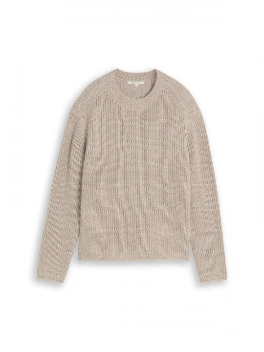 Foto van product TOM TAILOR DENIM Trui beige gemêleerd