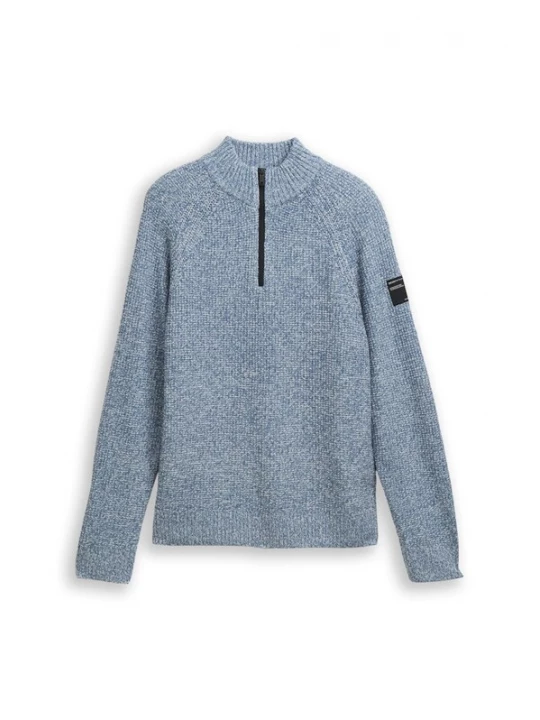 Foto van product TOM TAILOR DENIM Trui blauw gemêleerd