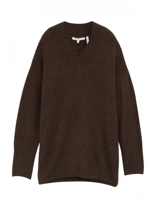 Foto van product TOM TAILOR DENIM Trui donkerbruin