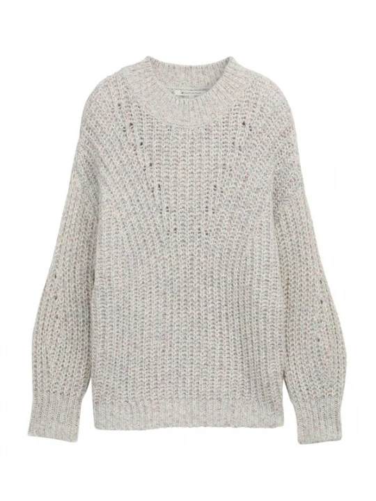 Foto van product TOM TAILOR DENIM Trui lichtbeige / mintgroen / rosa / magenta