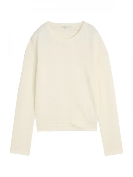 Foto van product TOM TAILOR DENIM Trui offwhite