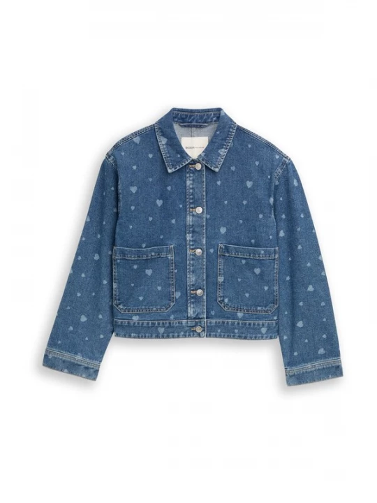Foto van product TOM TAILOR DENIM Tussenjas blauw denim / lichtblauw
