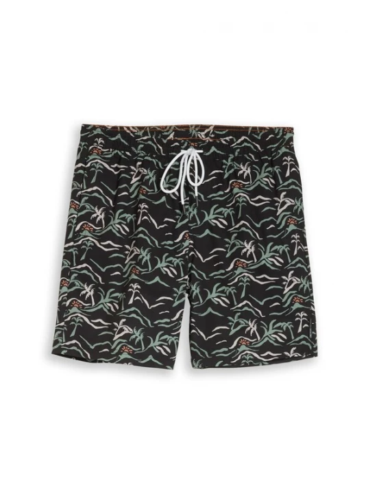 Foto van product TOM TAILOR DENIM Zwemshorts ecru / mintgroen / donkeroranje / zwart