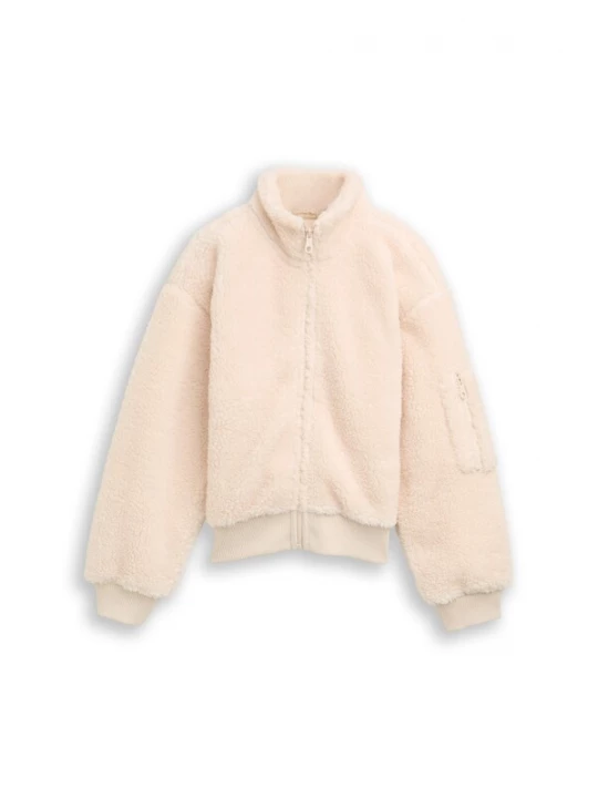 Foto van product TOM TAILOR Fleece jas crème