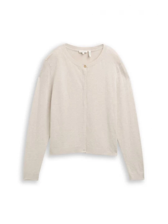 Foto van product TOM TAILOR Gebreid vest beige