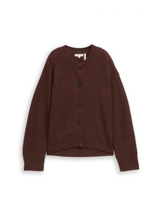 Foto van product TOM TAILOR Gebreid vest bruin