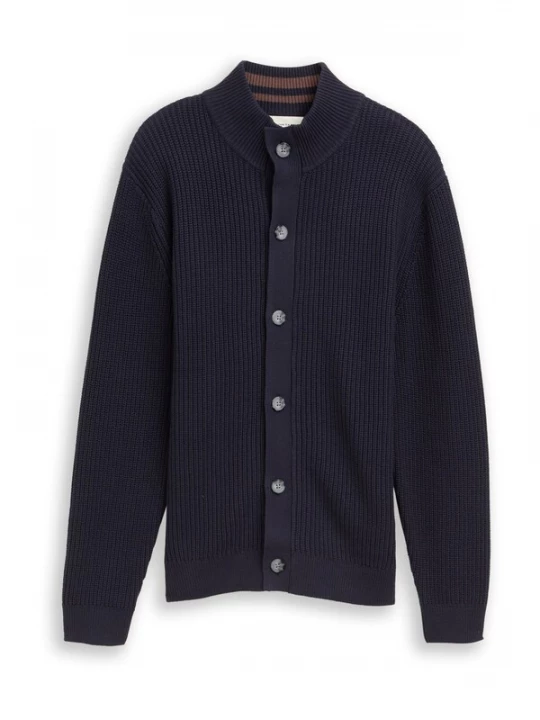 Foto van product TOM TAILOR Gebreid vest donkerblauw
