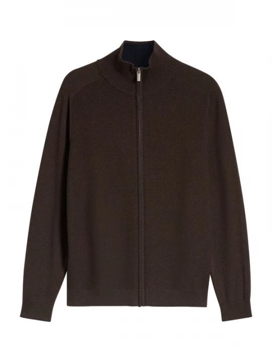 Foto van product TOM TAILOR Gebreid vest donkerbruin