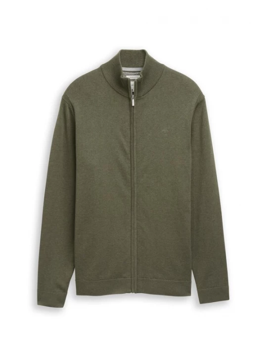 Foto van product TOM TAILOR Gebreid vest donkergroen