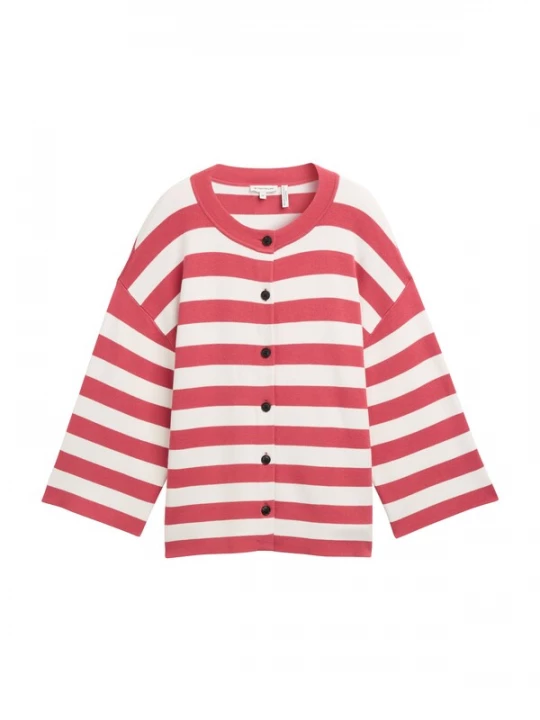 Foto van product TOM TAILOR Gebreid vest grenadine / natuurwit