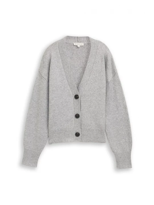 Foto van product TOM TAILOR Gebreid vest grijs