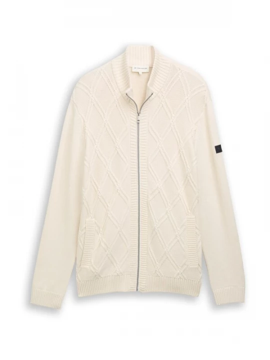 Foto van product TOM TAILOR Gebreid vest natuurwit
