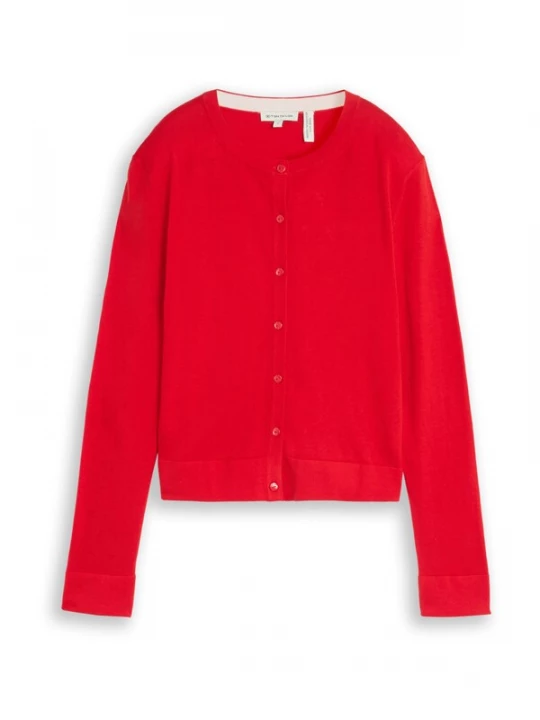 Foto van product TOM TAILOR Gebreid vest rood