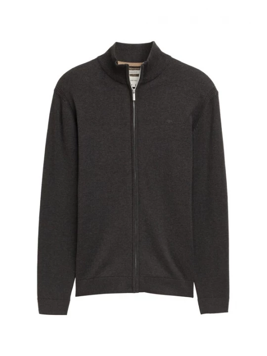 Foto van product TOM TAILOR Gebreid vest zwart gemêleerd