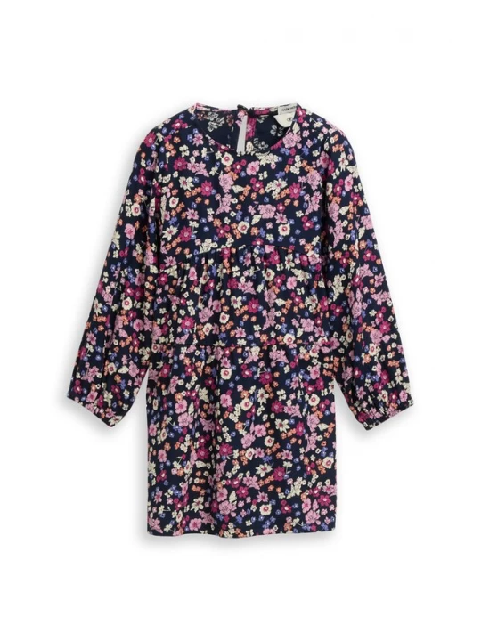 Foto van product TOM TAILOR Jurk nachtblauw / lila / rosa