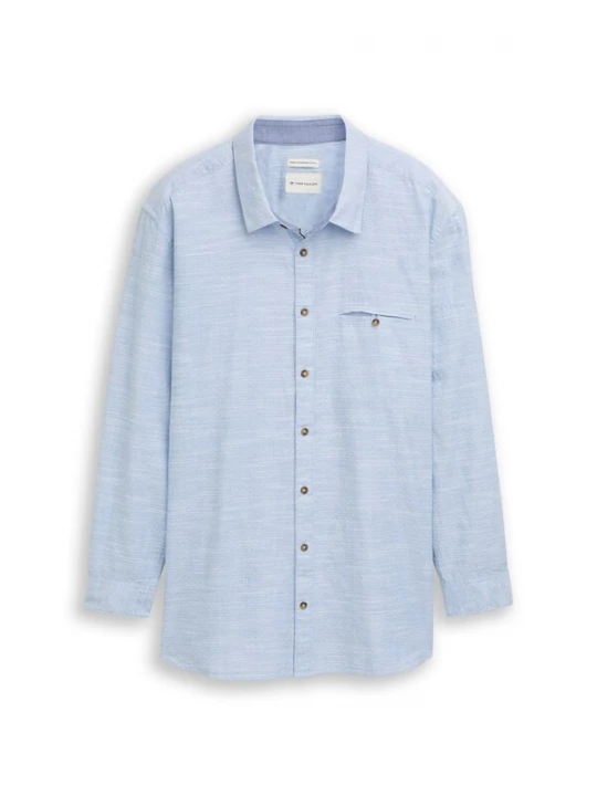 Foto van product TOM TAILOR Men + Overhemd lichtblauw
