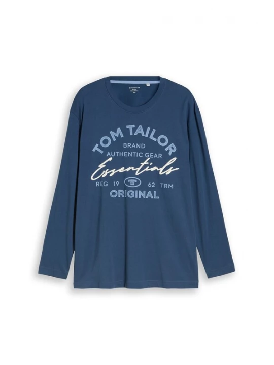 Foto van product TOM TAILOR Men + Shirt blauw / lichtblauw / wit