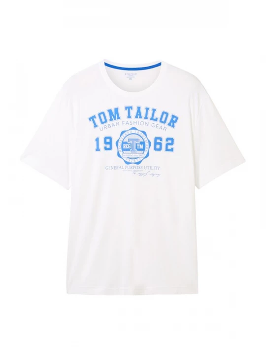 Foto van product TOM TAILOR Men + Shirt blauw / wit