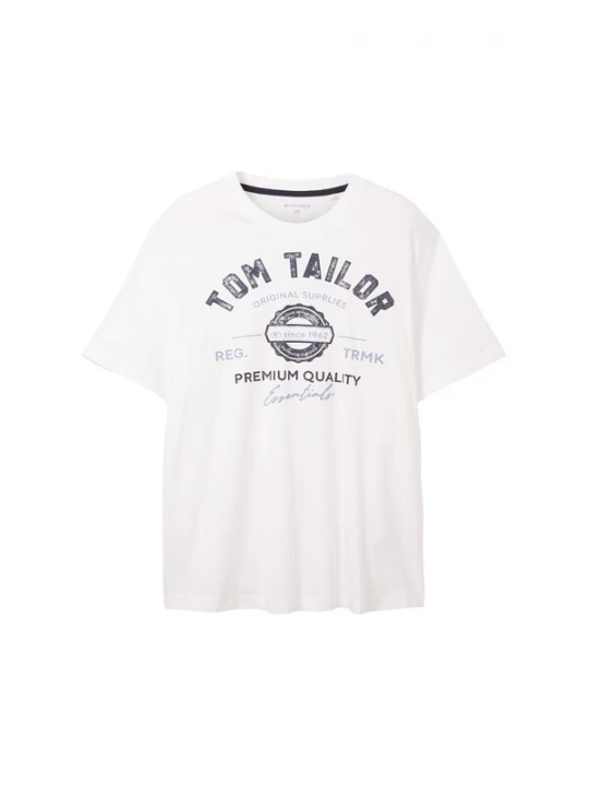Foto van product TOM TAILOR Men + Shirt indigo / zwart / wit