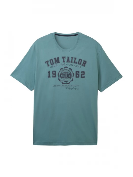 Foto van product TOM TAILOR Men + Shirt jade groen / zwart
