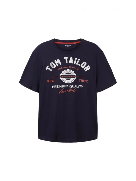 Foto van product TOM TAILOR Men + Shirt navy / rood / wit