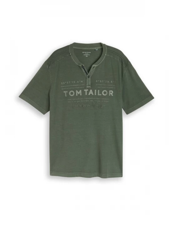 Foto van product TOM TAILOR Men + Shirt pastelgroen / donkergroen