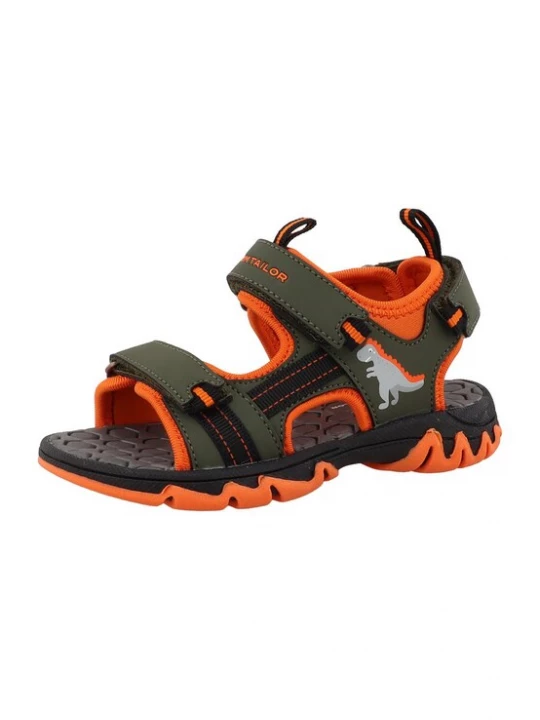 Foto van product TOM TAILOR Open schoenen grijs / kaki / oranje