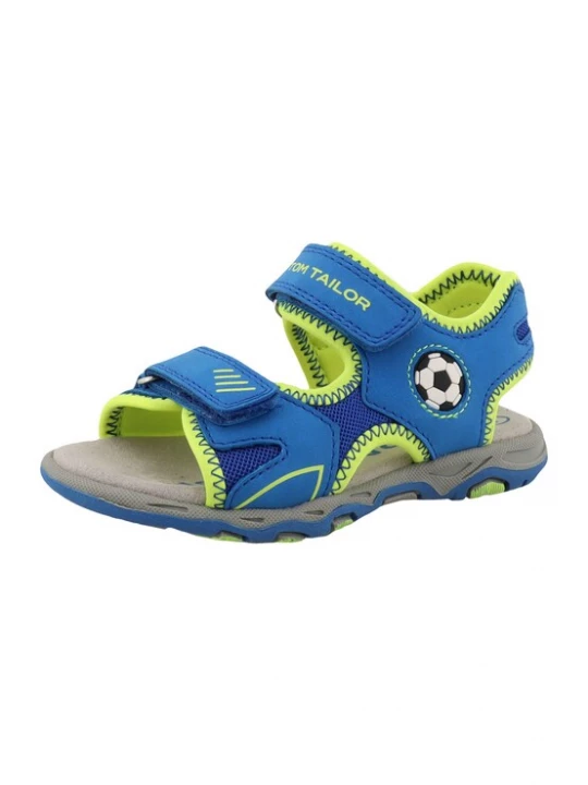 Foto van product TOM TAILOR Open schoenen royal blue / koningsblauw / neongroen / zwart / wit
