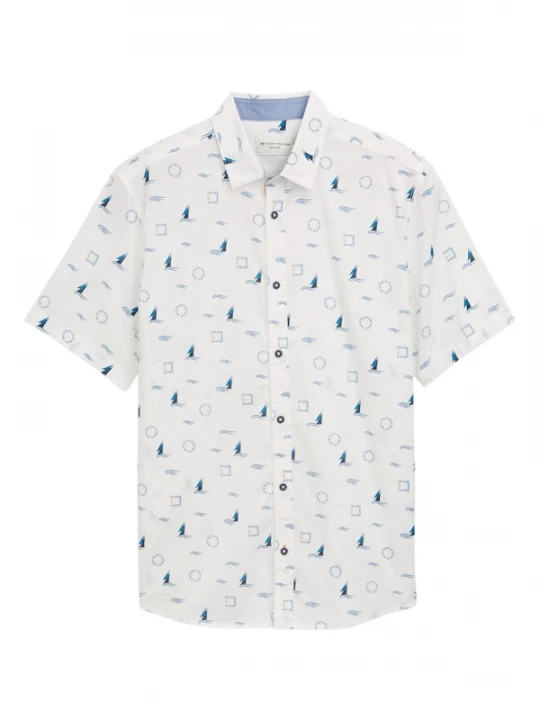 Foto van product TOM TAILOR Overhemd blauw / wit