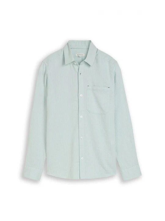 Foto van product TOM TAILOR Overhemd 'Dobby' hemelsblauw / wit