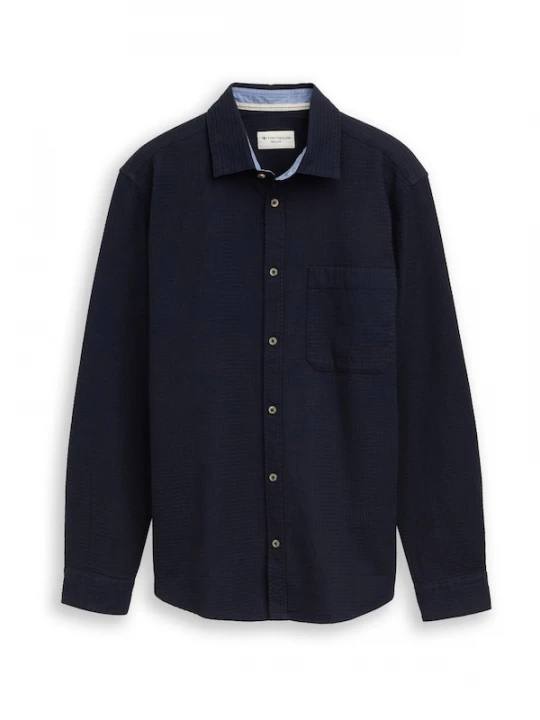 Foto van product TOM TAILOR Overhemd donkerblauw