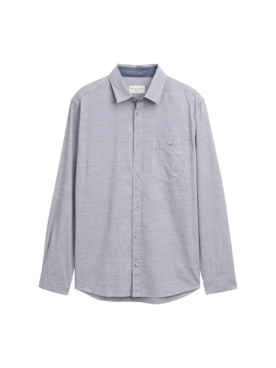 Foto van product TOM TAILOR Overhemd donkerblauw / wit
