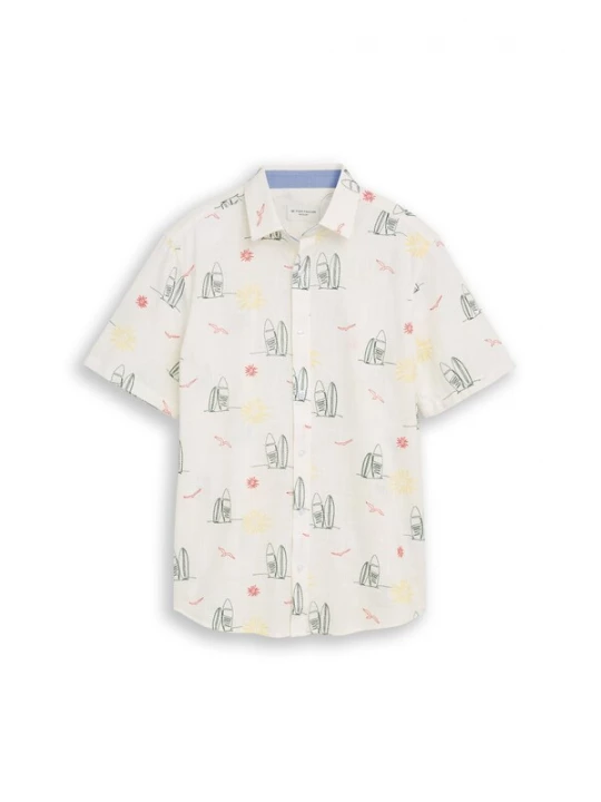 Foto van product TOM TAILOR Overhemd honing / spar / offwhite
