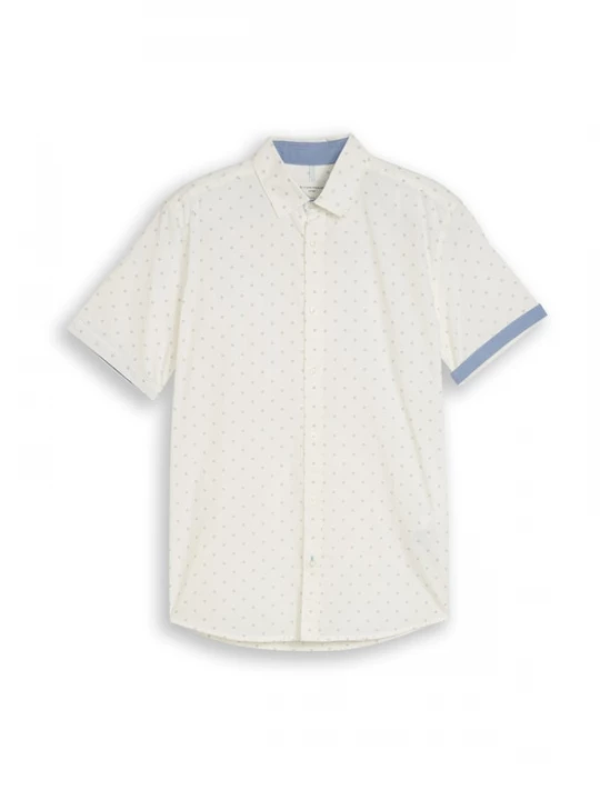 Foto van product TOM TAILOR Overhemd lichtblauw / donkerblauw / wit