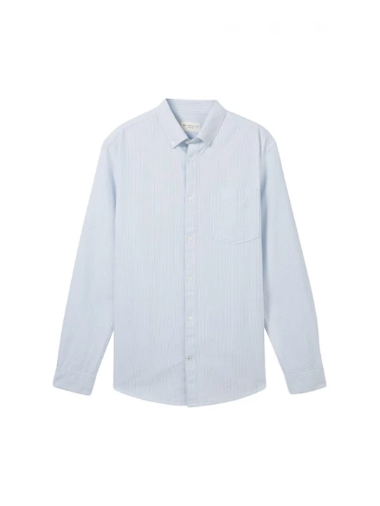 Foto van product TOM TAILOR Overhemd lichtblauw / wit