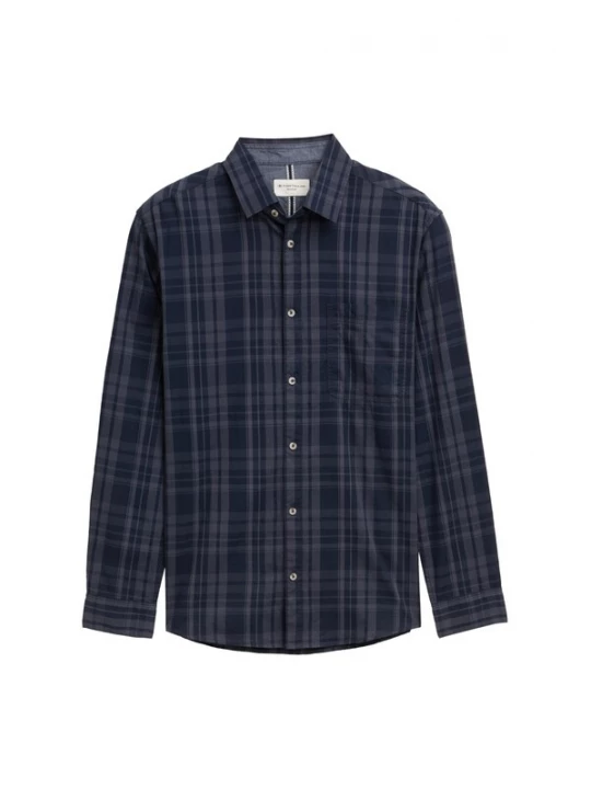 Foto van product TOM TAILOR Overhemd navy / donkergrijs