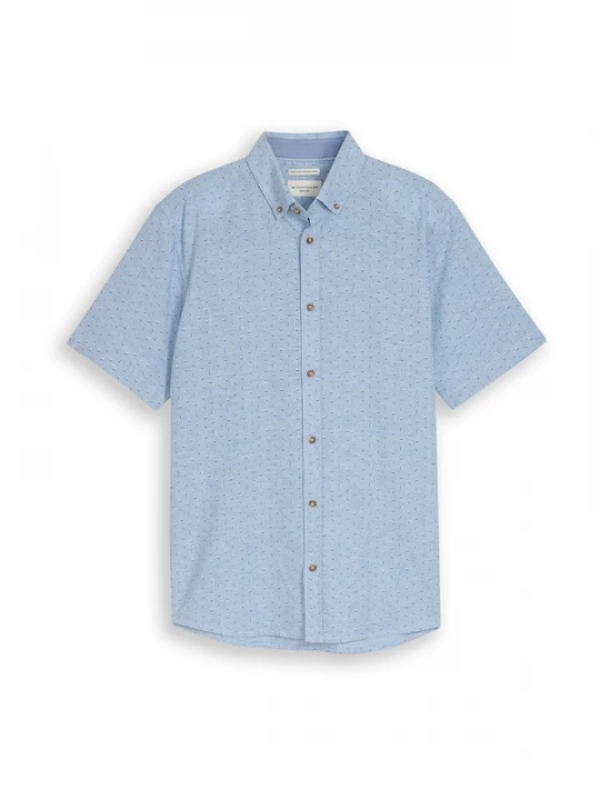 Foto van product TOM TAILOR Overhemd navy / lichtblauw / wit