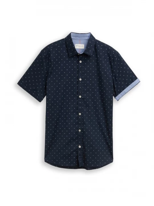 Foto van product TOM TAILOR Overhemd navy / lichtblauw / wit