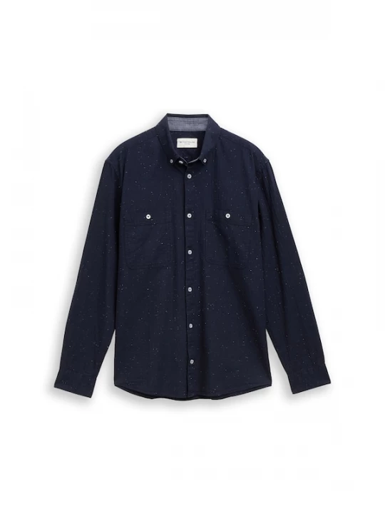 Foto van product TOM TAILOR Overhemd navy / wit