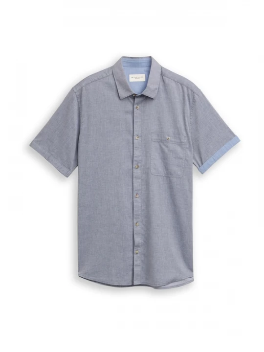 Foto van product TOM TAILOR Overhemd navy / wit