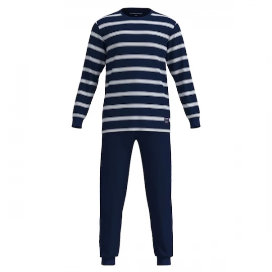 Foto van product TOM TAILOR Pyjama lang navy / wit