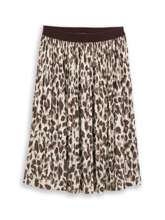 Foto van product TOM TAILOR Rok ecru / bruin / zwart