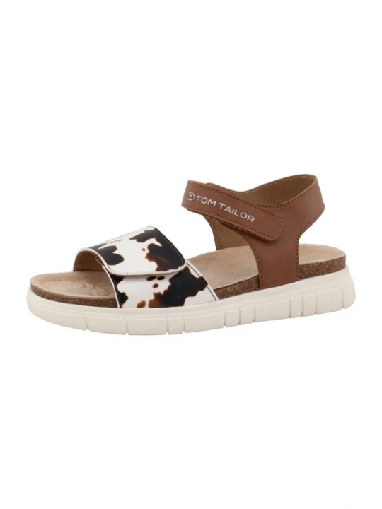 Foto van product TOM TAILOR Sandalen cognac / wit