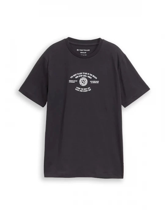 Foto van product TOM TAILOR Shirt antraciet / offwhite