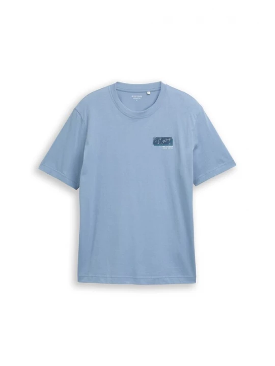 Foto van product TOM TAILOR Shirt azuur / donkerblauw / wit