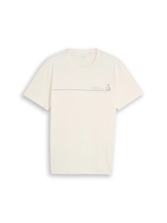 Foto van product TOM TAILOR Shirt beige / blauw / rood