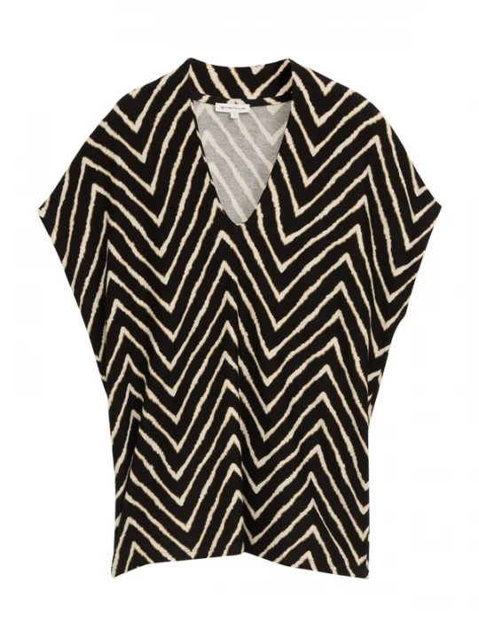 Foto van product TOM TAILOR Shirt beige / bruin / zwart