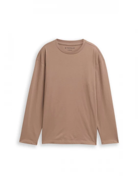 Foto van product TOM TAILOR Shirt blauw / bruin / taupe / wit
