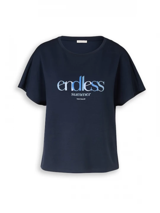 Foto van product TOM TAILOR Shirt blauw / lichtblauw / donkerblauw
